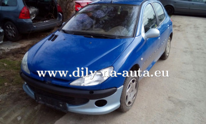 Peugeot 206 modrá na náhradní díly ČB / dily-na-auta.eu