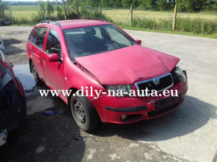 Škoda Fabia 2005 combi 1.2 12v bme kod motoru motor OK červená / dily-na-auta.eu