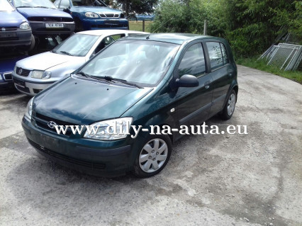 Hyundai Getz tmavě zelená metalíza na díly / dily-na-auta.eu