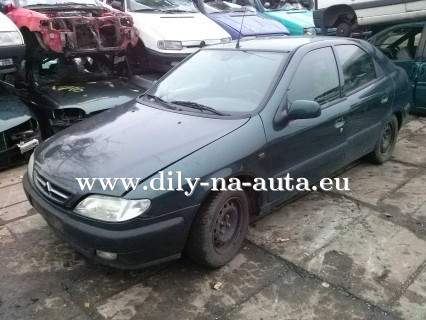 Citroen Xsara zelená na náhradní díly Praha / dily-na-auta.eu