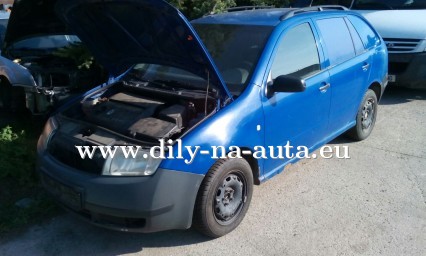 Škoda Fabia 1,4 mpi modrá na náhradní díly České Budějovice / dily-na-auta.eu