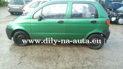 Daewoo Matiz zelená na díly České Budějovice / dily-na-auta.eu