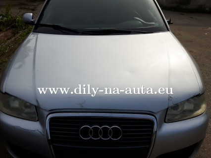 Audi A3 stříbrná na náhradní díly Brno / dily-na-auta.eu