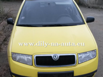 Škoda Fabia hatchback žlutá na díly Brno / dily-na-auta.eu
