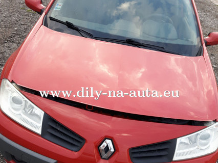 Renault Megane červená na díly Brno / dily-na-auta.eu
