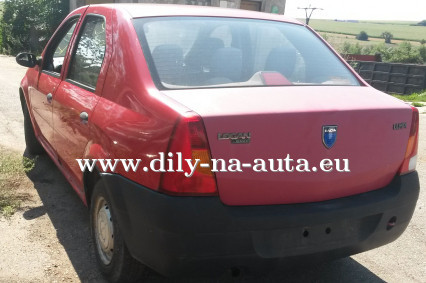 Dacia Logan červená na díly Brno / dily-na-auta.eu