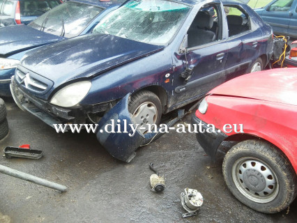 Citroen Xsara modrá na díly Plzeň / dily-na-auta.eu