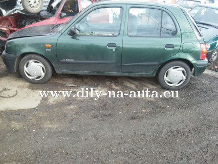 Nissan Micra zelená na díly Plzeň / dily-na-auta.eu