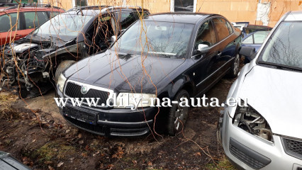 Škoda Superb černá na díly Plzeň / dily-na-auta.eu