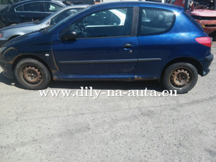 Peugeot 206 tmavě modrá na díly Plzeň