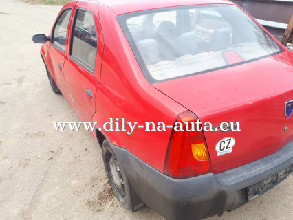 Dacia Logan červená na náhradní díly Brno / dily-na-auta.eu
