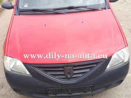 Dacia Logan červená na náhradní díly Brno / dily-na-auta.eu