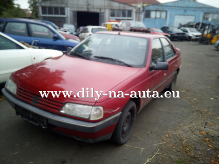 Peugeot 405 červená - díly z tohoto vozu / dily-na-auta.eu