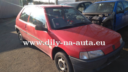 Peugeot 106 červená - díly z tohoto vozu / dily-na-auta.eu