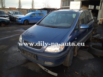 Opel Zafira modrá - díly z tohoto vozu