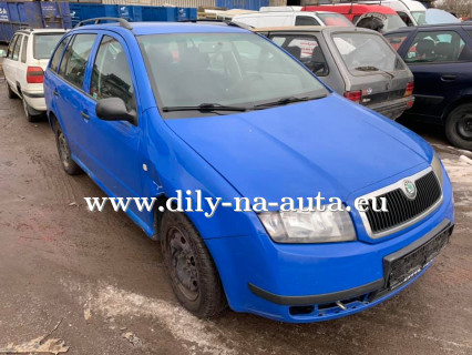 Škoda Fabia combi náhradní díly Pardubice / dily-na-auta.eu