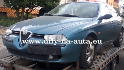 Alfa Romeo 156 modrá met. na náhradní díly Brno / dily-na-auta.eu