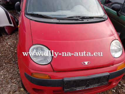 Daewoo Matiz červená na náhradní díly Pardubice / dily-na-auta.eu
