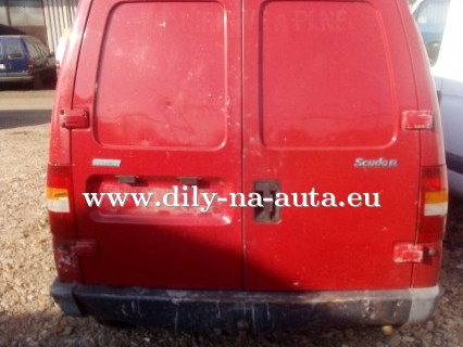 Fiat Scudo červená na náhradní díly Pardubice