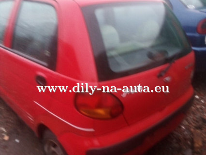 Daewoo Matiz červená na náhradní díly Pardubice / dily-na-auta.eu