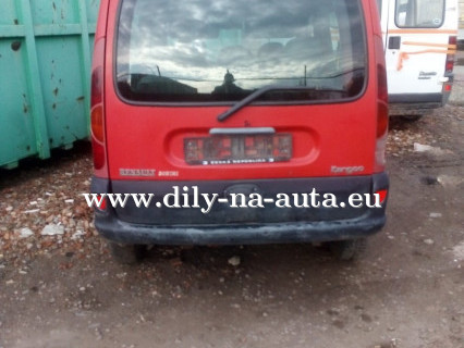 Renault Kangoo červená na náhradní díly Pardubice / dily-na-auta.eu