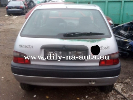 Citroen Saxo stříbrná na náhradní díly Pardubice / dily-na-auta.eu