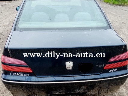 Peugeot 406 modrá náhradní díly z tohoto vozu / dily-na-auta.eu