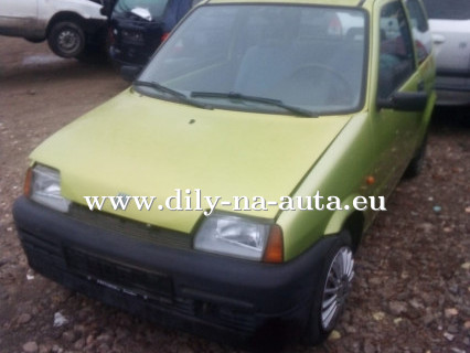 Fiat Cinquecento zelená na náhradní díly Pardubice