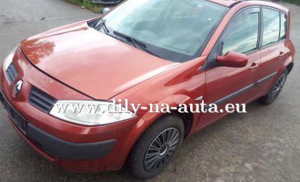 Renault Megane červená na náhradní díly Brno / dily-na-auta.eu