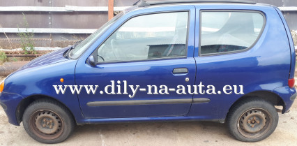 Fiat Seicento modrá na náhradní díly Brno / dily-na-auta.eu