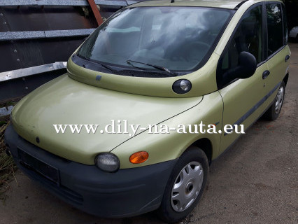 Fiat Multipla zelenožlutá na náhradní díly Brno / dily-na-auta.eu