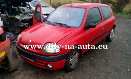 Renault Clio 1,2i červená na náhradní díly ČB / dily-na-auta.eu