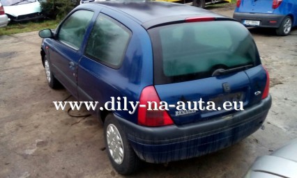 Renault Clio 1,2i modrá na náhradní díly ČB / dily-na-auta.eu