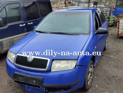 Škoda Fabia modrá na náhradní díly Pardubice