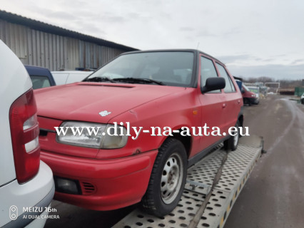 Škoda Felicia červená – díly z tohoto vozu