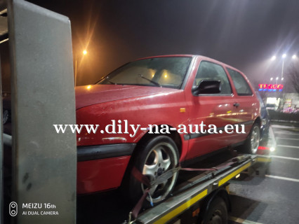 VW Golf červená – díly z tohoto vozu / dily-na-auta.eu