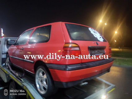 VW Golf červená – díly z tohoto vozu / dily-na-auta.eu