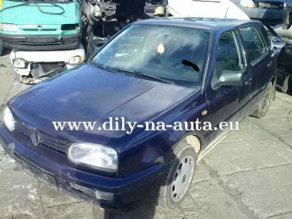 VW Golf modrá na náhradní díly Písek / dily-na-auta.eu