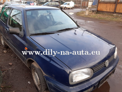 VW Golf modrá na náhradní díly Pardubice / dily-na-auta.eu