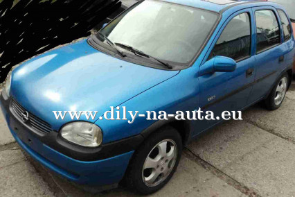 Opel Corsa modrá na náhradní díly Praha