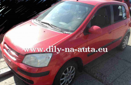 Hyundai Getz červená na náhradní díly Praha