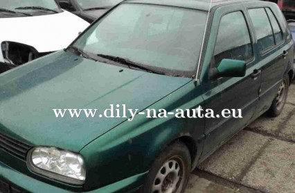 VW Golf zelená na náhradní díly Praha / dily-na-auta.eu