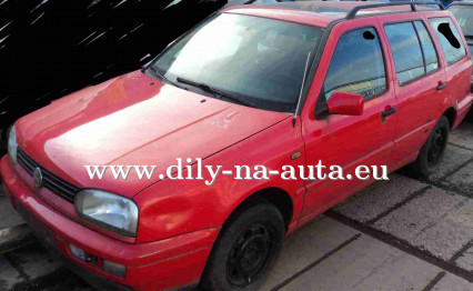 VW Golf červená na náhradní díly Praha / dily-na-auta.eu