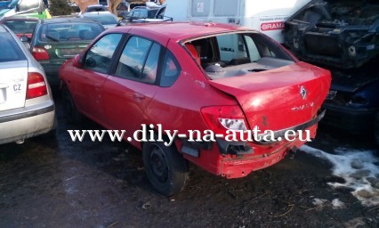 Renault Thalia červená na náhradní díly ČB / dily-na-auta.eu