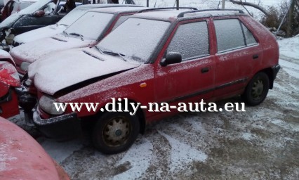 Škoda Felicia červená na díly ČB / dily-na-auta.eu