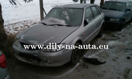 Mazda 323 stříbrná na díly České Budějovice / dily-na-auta.eu