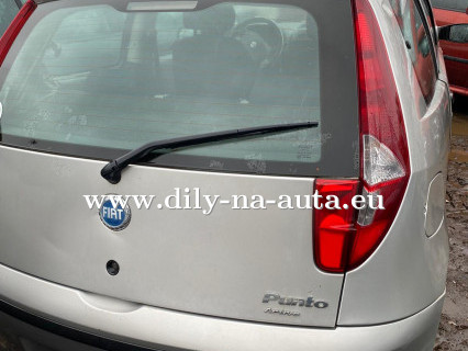 Fiat Punto stříbrná na náhradní díly Pardubice / dily-na-auta.eu