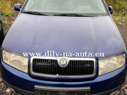 Škoda Fabia modrá na náhradní díly Pardubice / dily-na-auta.eu