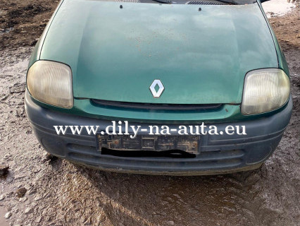 Renault Clio zelená na náhradní díly Pardubice / dily-na-auta.eu