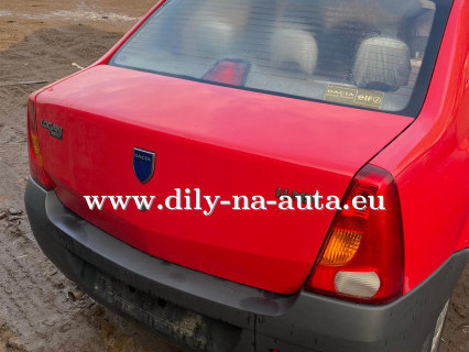 Dacia Logan červená náhradní díly / dily-na-auta.eu